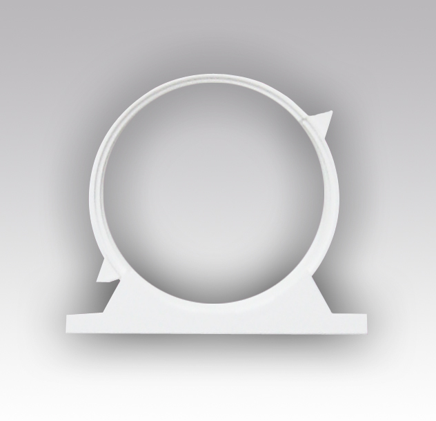 Держатель усиленный круглых воздуховодов с уплотнителем ERA 12,5ДСКП d125 мм пластиковый