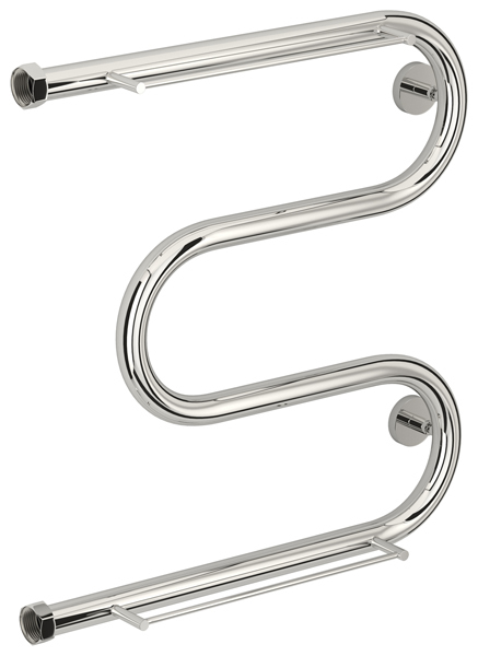 Полотенцесушитель водяной Сунержа М-образный 500x500 +2 полки