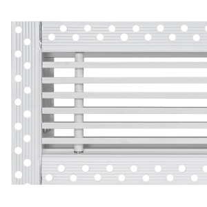 Дизайнерская съемная решетка для скрытого монтажа Brofer FUTURE-10 300x100 белая