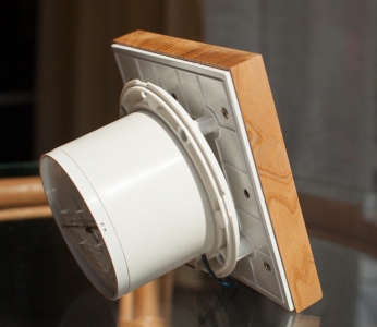 Вентилятор накладной сверхтонкий MMotors JSC MMP-09 100/90 куб/ч Дерево/Ясень натуральный