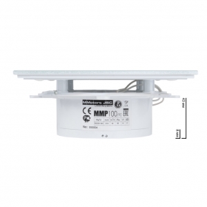 Вентилятор накладной сверхтонкий MMotors JSC MMP-06 100/90 куб/ч Стекло/Квадрат Белый