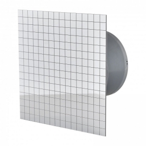 Вентилятор накладной MMotors JSC MMP-06 100/105 куб/ч Стекло/Квадрат Мозаика Хром