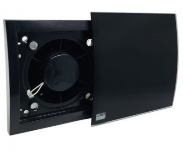 Вентилятор накладной сверхмощный MMotors JSC MMP-06 100/169 куб/ч Стекло/овал Черный