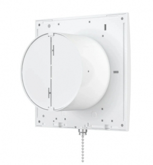 Вентилятор накладной ERA ERA 4C-02 D100 с обратным клапаном, шнуровым тяговым выключателем