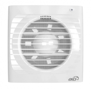 Вентилятор накладной ERA ERA 4S HT D100 с антимоскитной сеткой, датчиком влажности с таймером